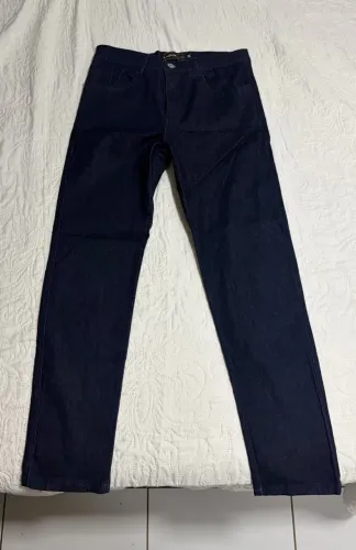 Calça Jeans Azul Escuro Seminova