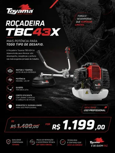 Roçadeira Toyama TBC43X