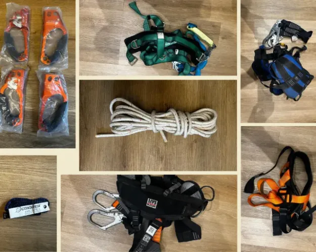 Equipamentos de resgate em altura