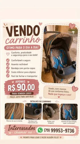 Carrinho pra bebê