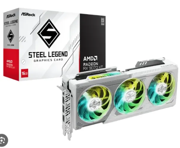 placa de video rx9070xt 16gb steel legend