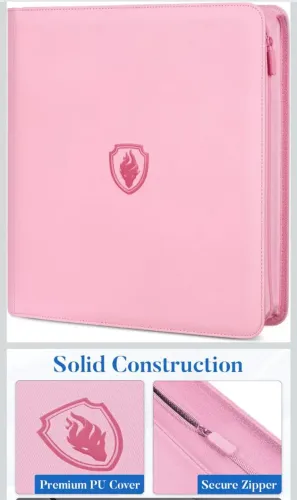 Fichario de cartas Premium Rosa