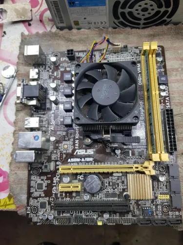 Kit placa fm2 + A10 5800k 3.8ghz quad core + 4gb ddr3 + cooler 