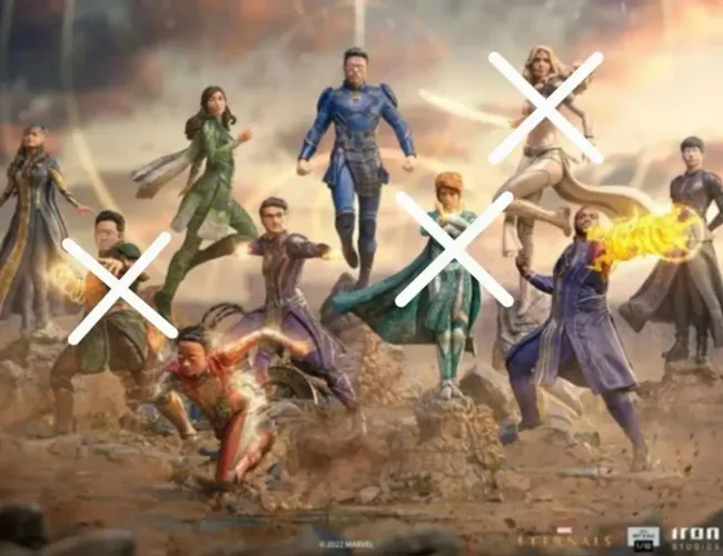 Set eternos 7 figures Iron studios