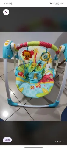 Cadeira de Balanço Automática Mastela - Girafa