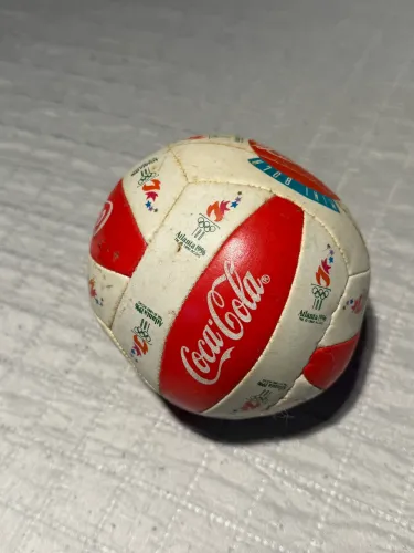Bola colecionável Coca Cola Atlanta 1996 mini bola 