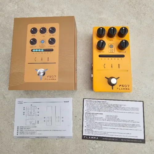 Pedal Flamma FS07 Cab Simulator - Estado Impecável com Caixa Original