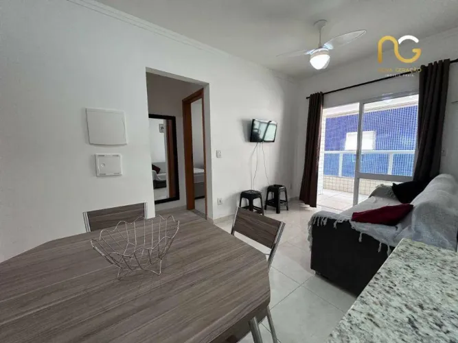 Apartamento com 1 dormitório à venda, 54 m² por R$ 350.000,00 - Vila Guilhermina - Praia G