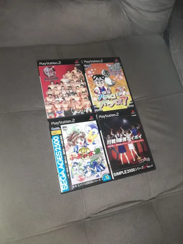 Lote jogos ps2 original japonês