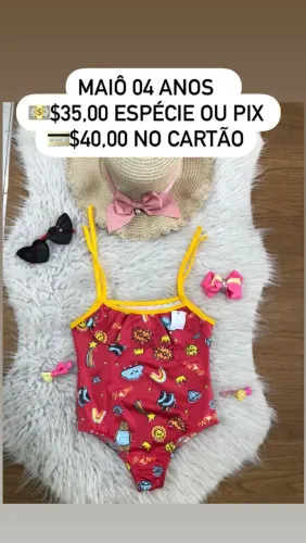 Maiô infantil 
