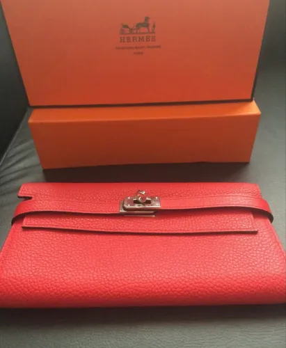 Carteira Hermès Kelly Vermelha