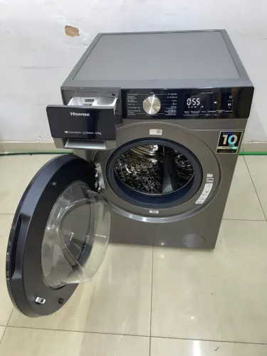 Lava e Seca Hisense 11kg / 7kg Inverter Titanium (Com Wi-Fi e Steam) - Muito Nova!