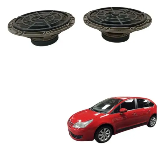 Par Auto Falante 25w Porta Citroen C4 Glx Hatch 2013 2014