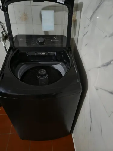 Máquina de Lavar Electrolux 14,5kg LEP15 Black 220V NOVA, Nunca Usada