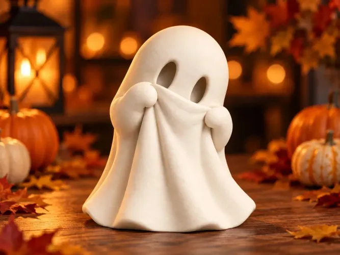 Decoração de Halloween - Fantasma Tímido