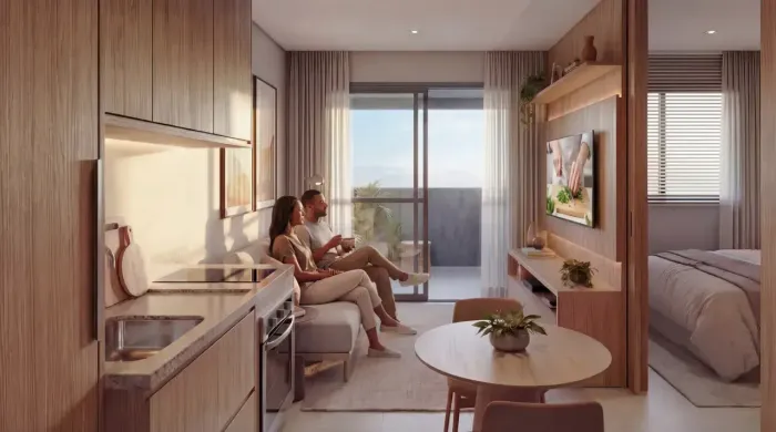 STUDIO A VENDA NO PONTAL OCEÂNICO - RECREIO 31M²