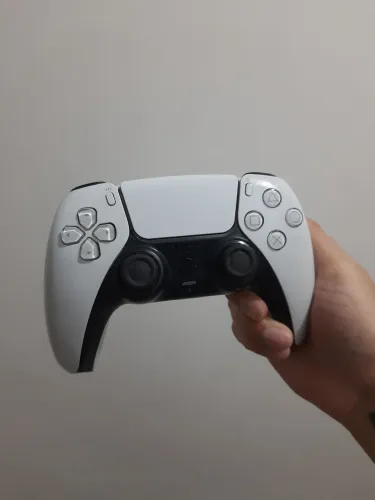 Controle Sem Fio PS5 DualSense Original Branco/Preto