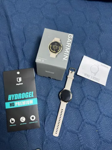 Garmin Relógio Venu 3s Marfim com Dourado 41mm