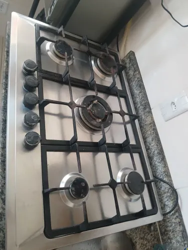 Cooktop 5 bocas funcionando perfeitamente