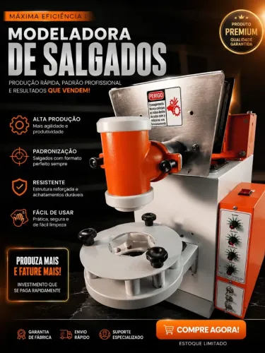 Máquina de salgados Compacta print