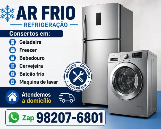 Consertos em geladeira freezer cervejeira máquina de lavar