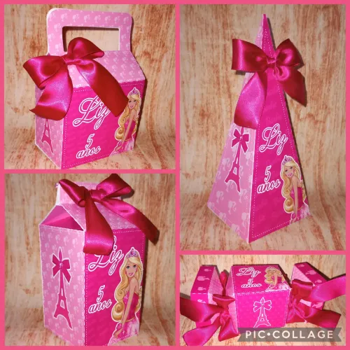 Caixinhas Personalizadas Barbie | Lembrancinhas para Festa