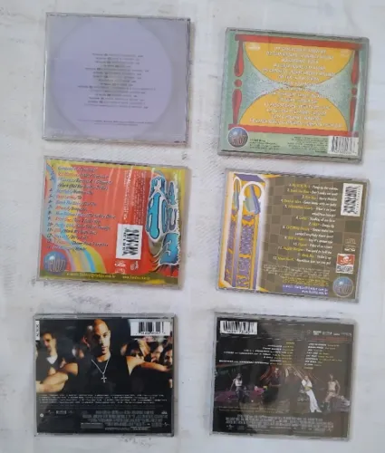 ? Lote 6 CDs | Flash House Anos 90 + Trilha Fast & Furious | Dance Eletrônico | Raridade