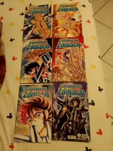 Mangá cavaleiros do zodíaco Sant Seiya volumes 41-42-43-44-45 e 46.