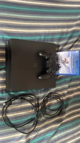VENDO PS4 SLIM 1TB + 2 CONTROLE + JOGOS<br><br>JOGO