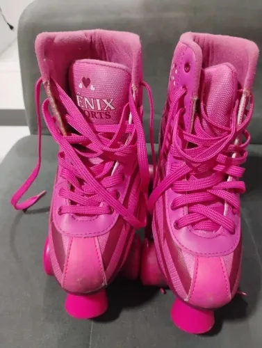 Patins Fênix 34/35 Grátis Itens de Segurancs