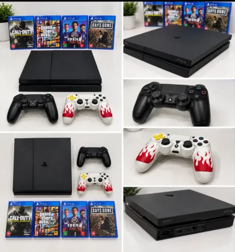 PS4 1TB em perfeito estado + 2 controles