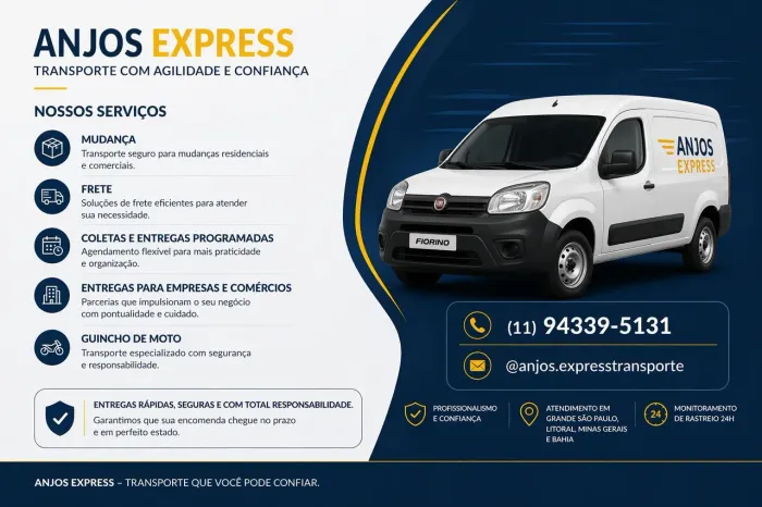 ? ANJOS EXPRESS - FRETES E MUDANÇAS COM RAPIDEZ E SEGURANÇA