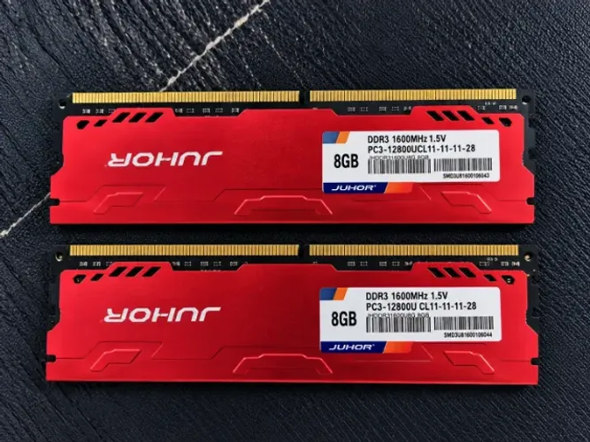 Memória RAM JUHOR 2x8GB DDR3 1600MHz (total 16 gb)