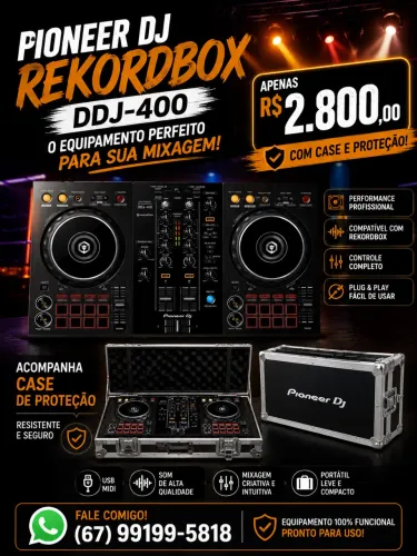 Controladora para dj ddj 400