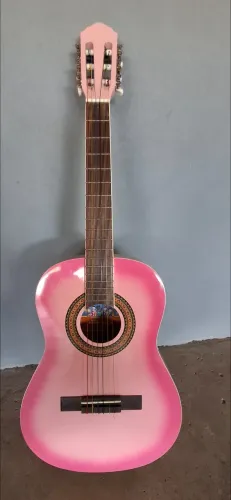 Violão Shelby rosa infantil