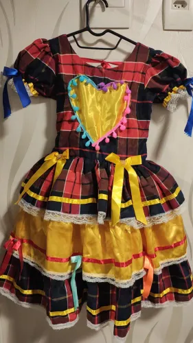 Vestido infantil,junino 