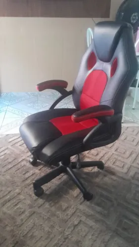 Cadeira game banco de couro top aceito proposta 