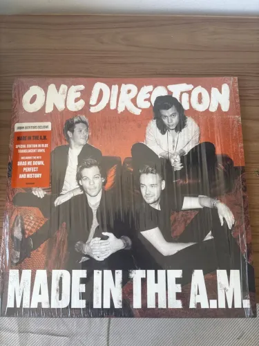 made in the a.m special edition in blue translucent vinyl one direction