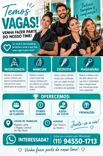 Venha fazer parte do nosso time!