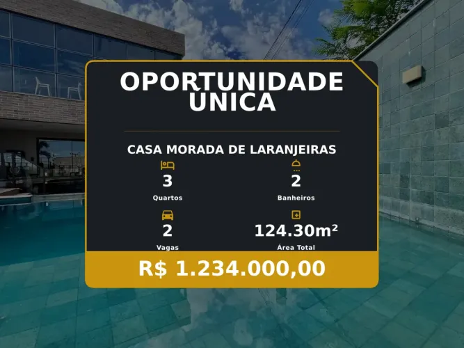 Casa moderna em Morada de Laranjeiras - Oportunidade única no Vila Alto Douro!