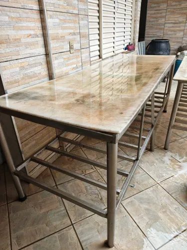 Mesa inox para comércio