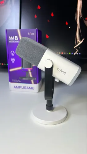 Microfone Fifine AM8 Ampligame White