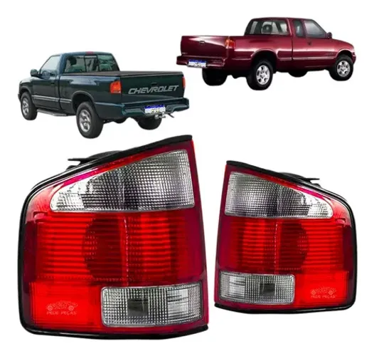 Par Lanterna S10 Std Dlx 1995 1996 1997 1998 1999 2000 Fume Ambos Lados Fumê