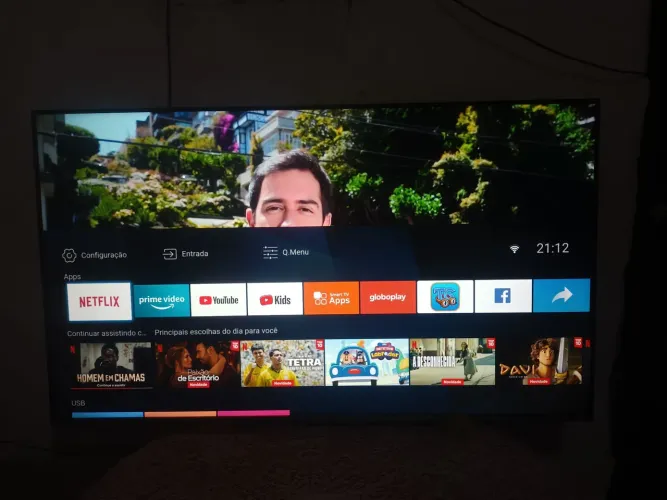 Tv smartv Philco 55 polegadas 4k led tela infinita