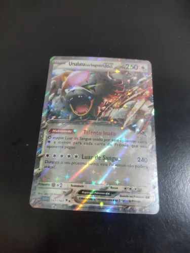 Ursaluna lua sangrenta ex pokémon tcg