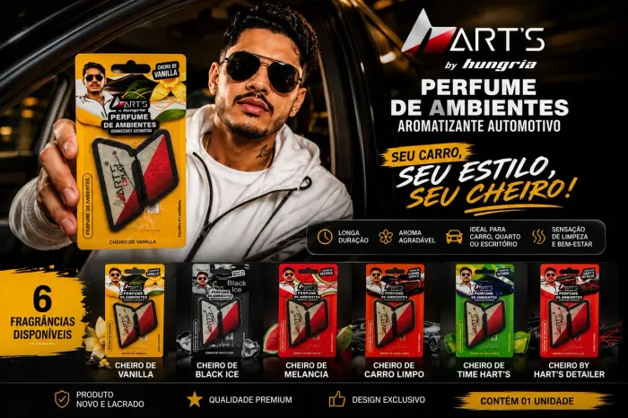 Aromatizante Automotivo Art's Play by Hungria