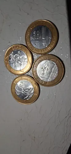 Moedas antigas raras para colecionador 