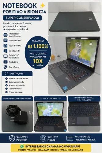 Notebook positivo vision C14