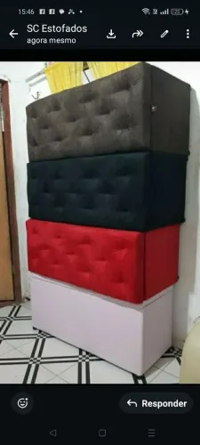 Baú puf de 1 metro