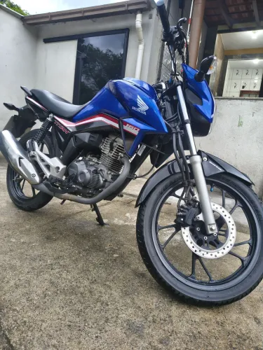 Honda Titan 160. Azul escuro perolozado